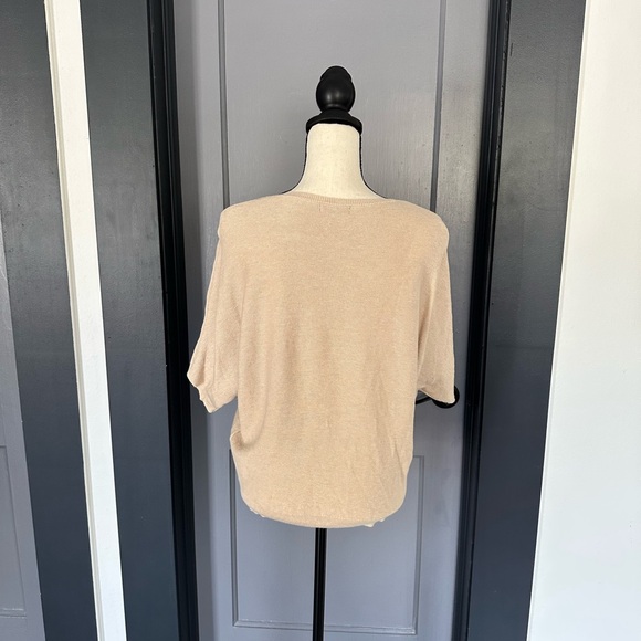 Quince Lightweight Cotton Cashmere Link-Stitch Dolman Sweater - Size S - Picture 11 of 11